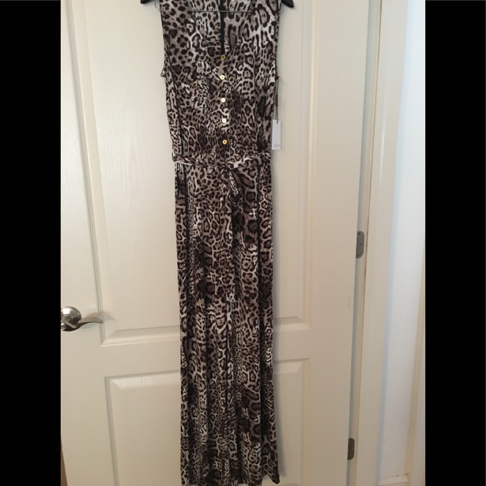 Animal print jumpsuit